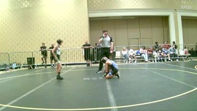 69 lbs Round Of 16 - Messiah Jimenez, Elite Force WC vs Liam Lantry, Hotshots Wrestling