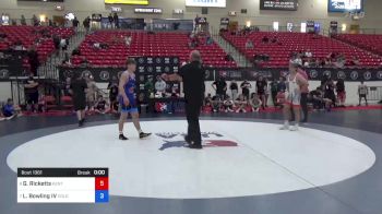 77 kg Semis - Gavin Ricketts, Kentucky vs Leister Bowling IV, Colorado Top Team Wrestling Club