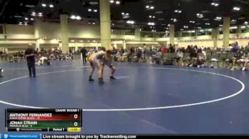 132 lbs Champ Round 1 (16 Team) - Jonah Strain, Franklin Blue vs Anthony Fernandez, Eagle Empire Black