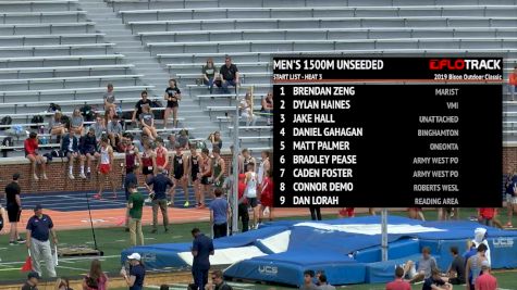 Men's 1500m Unseeded, Heat 3