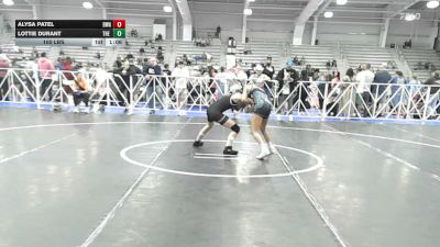 100 lbs Rr Rnd 1 - Alysa Patel, Diesel Wrestling Academy - HSG vs Lottie Durant, The Shop 814 G - HSG