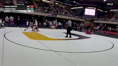 220 lbs Semifinal - Madox Decker, Brockport vs Robert Rose, Horsham