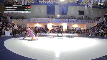 115 lbs 1st Place Match - Kinzie Williams, American Falls vs Payton Gines, Syracuse