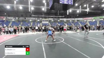 130 lbs Semifinal - Sydnie Brown, Kearney Mat Cats WC vs Ariana Alcorta, 308 Wr Ac