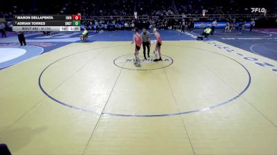 II-110 lbs Semifinal - Adrian Torres, Southwestern vs Mason DellaPenta, Eden
