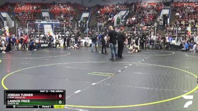 70 lbs Cons. Round 2 - Landon Price, Dakota WC vs Jordan Turner, L`Anse Creuse WC