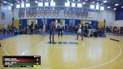 144 lbs Cons. Round 2 - Noah Leota, Hernando High School vs Akhil Ketty, Unattached