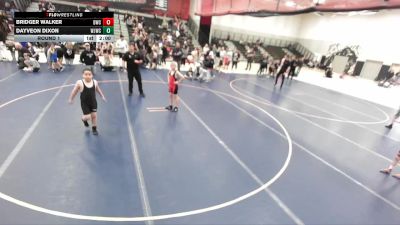 85-90 lbs Round 1 - Bridger Walker, Defiant Wrestling Club vs Dayveon Dixon, West Jordan Wresting Club