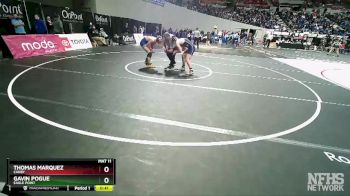 5A-152 lbs Cons. Round 1 - Gavin Pogue, Eagle Point vs Thomas Marquez, Canby