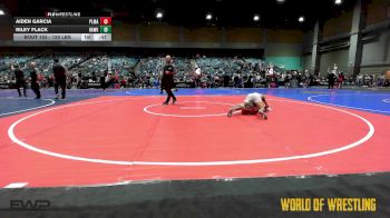 120 lbs Consolation - Aiden Garcia, Palma vs Riley Flack, Hawk Mat Club