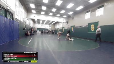 126 lbs Cons. Round 3 - Ryan Ton, Del Norte (San Diego) vs Avery Arista, Lakeside