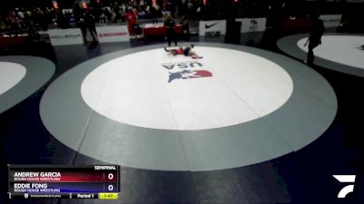 83 lbs Semifinal - Andrew Garcia, Rough House Wrestling vs Eddie Fong, Rough House Wrestling