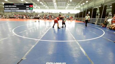 285 lbs Rr Rnd 1 - Liam Kellgren, OBWC Red vs Daguy Massillon, KongKrete Wrestling Academy
