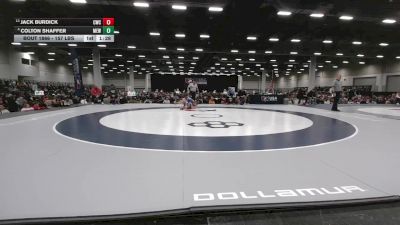 157 lbs Champ. Rd Of 16 - Jack Burdick, Carbon Wrestling Club vs Colton Shaffer, Moyer Elite Wrestling