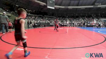 43 lbs Consi Of 16 #2 - Jarrett Stewart, Wagoner Takedown Club vs Camden Holden, Ponca City Wildcat Wrestling