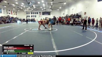 165 lbs Cons. Round 3 - Bilal Vasty, North Central College vs Jeff Nugent, Elmhurst University