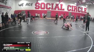 120/126 Round 3 - Joshua White, Roundtree Wrestling Academy vs Eli Thoman, Unaffiliated