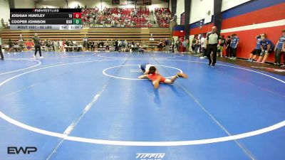 92 lbs Rr Rnd 1 - Joshiah Huntley, Tulsa Union vs Cooper Johnson, Bixby JH Boys