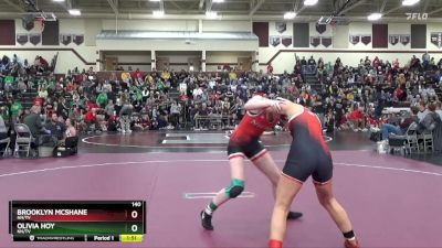 140 lbs 15th Place Match - Brooklyn McShane, NH/TV vs Olivia Hoy, NH/TV
