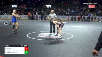 138 lbs Quarterfinal - Xavier Eaglin, South Kitsap vs Thor Michaelson, Bremerton