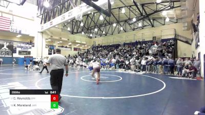 285 lbs Consi Of 16 #2 - Connor Reynolds, St. Peter's Prep vs Kade Moreland, JW Robinson