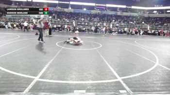 75 lbs Quarterfinal - Lawson Grollmes, Ogdens Outlaws vs Hudson Newland, Farmington WC