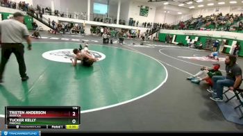 170 lbs Cons. Round 2 - Tristen Anderson, Riverton vs Tucker Kelly, Pinedale