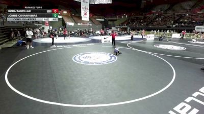 45 lbs Cons. Quarters - Jonnis Covarrubias vs Koda Santillan, Gomez Brothers