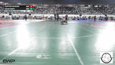 138 lbs Consi Of 64 #2 - Cliffton Rayburn, Mary Golda Ross Middle School vs Lucas Craft, Southmoore SaberCats Wrestling