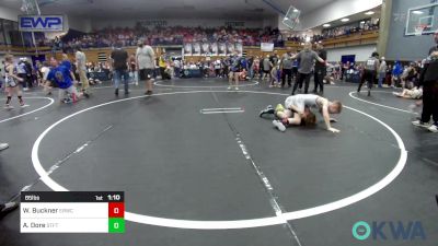 85 lbs Round Of 16 - Waylon Buckner, El Reno Wrestling Club vs Ames Dore, Standfast