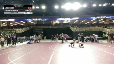 71 lbs Cons. Semi - Aiden Ribot, Eagle Empire vs Kingston Mason, Tampa Bay Tigers Wrestling Club