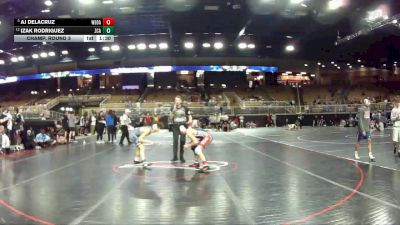 132 lbs Champ. Round 3 - AJ DeLaCruz, West-Oak vs Izak Rodriguez, Zephyrhills Christian