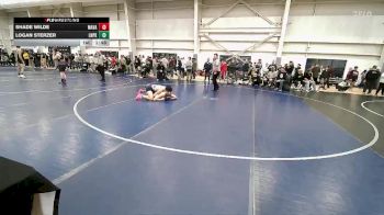 120 lbs Cons. Round 4 - Shade Wilde, Marsh Valley vs Logan Sterzer, Lone Peak
