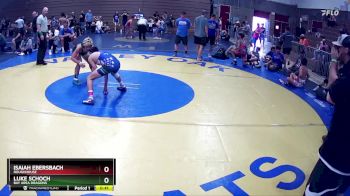 125 lbs Cons. Round 3 - Luke Schoch, Bay Area Dragons vs Isaiah Ebersbach, Roughhouse