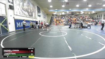 165 lbs Champ. Round 1 - Maxwell Corson, Paloma Valley vs Landon Wahl, Santiago