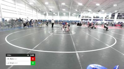 111 lbs Consi Of 8 #2 - Kaua Reis, Milford MA vs Jonel Cruz, Kryponite WK