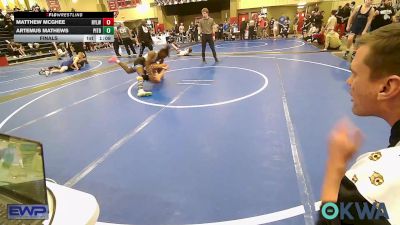 130 lbs Final - Matthew McGhee, Roland Youth League Wrestling vs Artemus Mathews, Pitbull Wrestling Academy