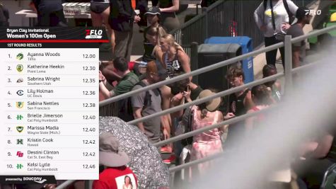 Women's 100m Open , Semi-Finals 4