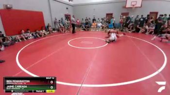 152 lbs Round 4 (6 Team) - Jaime Careaga, Built Different vs Ben Pennington, Spartan Mat Club