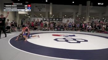 U15 GR - 57 lbs Cons. Semis - Trestin Houck, Lions Den Wrestling Club vs Dominic Olson, MWC Wrestling Academy