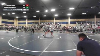 101 lbs Consi Of 16 #2 - Layla Hartman, Red Mountain WC vs Prisayis Harrell, Lawc