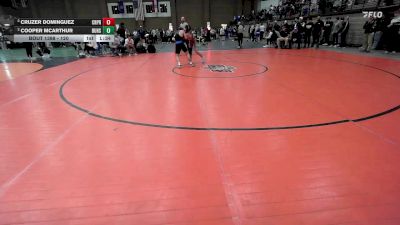 120 lbs Semifinal - Cruzer Dominguez, Creighton Prep vs Cooper Mcarthur, Buford
