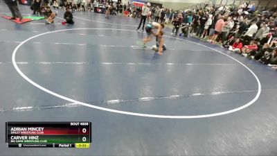 106 lbs Cons. Round 3 - Adrian Mincey, Simley Wrestling Club vs Carver Hinz, Big Game Wrestling Club