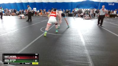 165 lbs Round 4 (8 Team) - Matt McNeil, Noke Wrestling RTC vs Berk Boyer, Phoenix WC