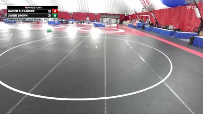 106 lbs Champ Round 1 (16 Team) - Elias France, Franklin Central Flashes A vs Justin Brown, Coon Rapids