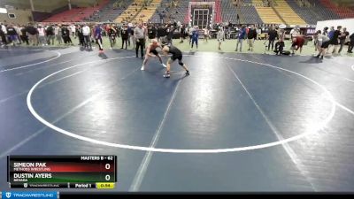 62 lbs Round 1 - Simeon Pak, Methods Wrestling vs Dustin Ayers, Nevada