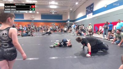 45 lbs Cons. Round 2 - Kaden Small, Gator Wrestling Club vs Elijah Israel, White Knoll