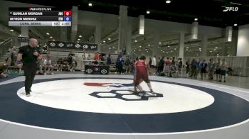 97 lbs Cons. Semis - Quinlan Morgan, Jackrabbit Wrestling Club vs Myron Mendez, Eagle Empire Wrestling