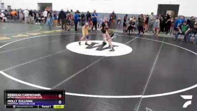 110 lbs Round 2 - Molly Sullivan, Marathon Wrestling Club vs Rebekah Carmichael, Bethel Freestyle Wrestling Club