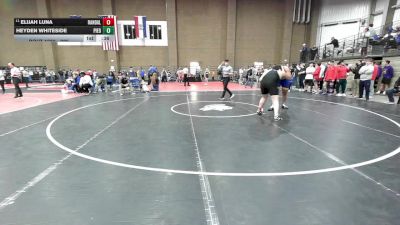 285 lbs Cons. Round 4 - Heyden Whiteside, Piedmont vs Elijah Luna, Randall